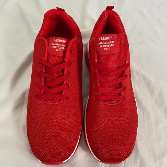 Bright Red Chunky Workout Running Sneaker MENS US 13 / EU 46 - Picture 4 of 7